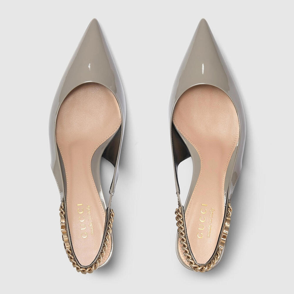 Gucci Signoria Patent Leather Pumps (Please request your size for purchasing) - Picture 3 of 5